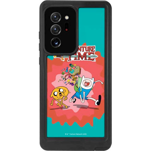 Adult Swim Adventure Time Jake and Finn Galaxy Note20 Ultra 5G Waterproof Case